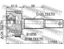 Шрус наружный задний 24x56x25 NISSAN QASHQAI J10E  A48