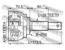 ШРУС НАРУЖНЫЙ 25x56x29 (NISSAN TEANA J31 2003-2008 J31