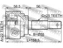 ШРУС НАРУЖНЫЙ 22x55x25 (NISSAN ALMERA N16 (UKP) 20 N16