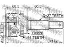 ШРУС НАРУЖНЫЙ 26x56x27 (NISSAN PRIMERA P12 2001-20 A44