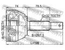 Шрус наружный 43x67x32 NISSAN PATROL Y62 2010.03-  Y62