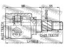 ШРУС ВНУТРЕННИЙ ЛЕВЫЙ 22x40x25 (NISSAN ALMERA B10R TLH