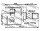 Шрус внутренний левый 27x39x29 NISSAN TEANA RUS MA 2LH
