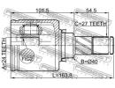 Шрус внутренний левый 24x40x27 NISSAN TEANA RUS MA 0LH