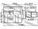 Шрус внутренний левый 33x40x27 NISSAN QASHQAI J10E ELH