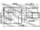 Шрус внутренний левый 23x40x25 NISSAN WINGROAD/AD  0LH