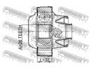 Шрус карданного вала 28x94 NISSAN QX70/FX S51 2008 SHA