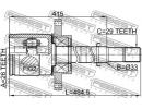 Шрус внутренний правый 26x33x29 NISSAN TEANA J31 2 1RH