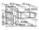 ШРУС НАРУЖНЫЙ 22x60x26 (HONDA CIVIC EU/EP/ES 2001- A50