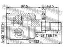 Шрус внутренний правый 32x40x27 HONDA CR-V RD1 199 TRH