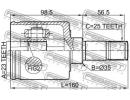 Шрус внутренний левый 23x35x25 HONDA CIVIC ES1 200 TLH