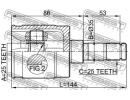 ШРУС ВНУТРЕННИЙ ПРАВЫЙ 25x35x25 (HONDA JAZZ/FIT GD DRH