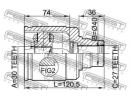 Шрус внутренний 30x40x27 HONDA CR-V RD1 1996-2001  VLH