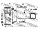 Шрус наружный 22x50x25 HYUNDAI ACCENT 00 (1999-) [ A44