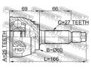 ШРУС НАРУЖНЫЙ 25x60x27 (MITSUBISHI DIAMANTE F31A/F 023