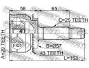 Шрус наружный 29x57x25 MITSUBISHI LANCER,LANCER CE A43