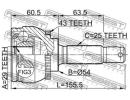 ШРУС НАРУЖНЫЙ 29x54x25 (MITSUBISHI CARISMA DA 1995 A43