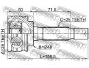 Шрус наружный задний 26x48x25 MITSUBISHI LANCER CY 2RR