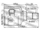 Шрус внутренний левый 36x43x30 MITSUBISHI OUTLANDE 6LH