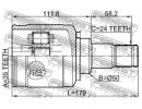 Шрус внутренний левый 35x50x24 MITSUBISHI LANCER C ALH