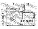 ШРУС ВНУТРЕННИЙ 30x41x27 (MITSUBISHI GALANT EA3A/E USA