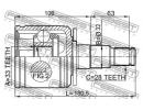 ШРУС ВНУТРЕННИЙ ЛЕВЫЙ 33x34.6x28 (MITSUBISHI PAJER 4LH