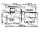 Шрус внутренний 23x35x25 MITSUBISHI RVR N10,20# 19 11W