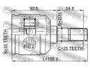 Шрус внутренний 30x35x25 MITSUBISHI GALANT,GALANT  N33