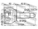 ШРУС НАРУЖНЫЙ 25x52x26 (MAZDA 626 GC 1985-1988) FE 003