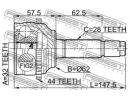 ШРУС НАРУЖНЫЙ 32x62x28 (MAZDA 6 GG 2002-2007) FEBE A44