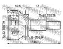 Шрус наружный 22x58.9x28 MAZDA 3 BM 2013-2015 MAT