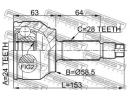 Шрус наружный 24x58.5x28 MAZDA 3 BK 2003-2006 [EU] MZ5