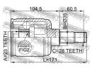 ШРУС ВНУТРЕННИЙ ЛЕВЫЙ 23x35x28 (MAZDA 626 GE 1991- TLH