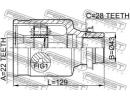 Шрус внутренний правый 22x43x28 MAZDA 3 BK 2003-20 TRH