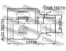 Шрус внутренний правый 23x43x28 MAZDA 3 BK 2003-20 TRH