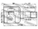 Шрус внутренний левый 24x35x28 MAZDA 323F BA 1994- FLH