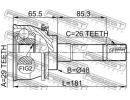 ШРУС НАРУЖНЫЙ 29x48x26 (SUZUKI VITARA SV420/SV620  011