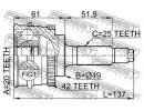 ШРУС НАРУЖНЫЙ 20x49x25 (SUZUKI BALENO/ESTEEM SY413 A42