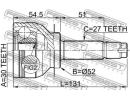 ШРУС НАРУЖНЫЙ 30x53.6x27 (SUBARU LEGACY B13 2003-2 B13