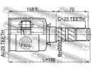 Шрус внутренний 29x35x25 SUBARU IMPREZA G11 2000.0 B13