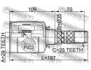 ШРУС ВНУТРЕННИЙ 29x35x25 (SUBARU B9 TRIBECA W10 20 1B9