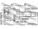 ШРУС НАРУЖНЫЙ 19x52x24 (TOYOTA CAMI J100E/J102E/J1 A48