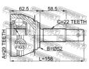 ШРУС НАРУЖНЫЙ 29x52x22 (DAEWOO NEXIA 1500I (G15MF) 006