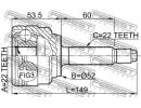 ШРУС НАРУЖНЫЙ 22x52x22 (CHEVROLET AVEO (T200) 2003 007