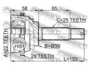 Шрус наружный 22x50x25 HYUNDAI ACCENT/PONY 95 (199 A29