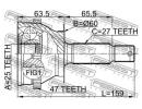 ШРУС НАРУЖНЫЙ 25x60x27 (HYUNDAI SONATA EF 2002-) F A47