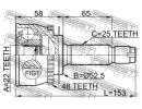 Шрус наружный 22x52.5x25 HYUNDAI GETZ 02 -OCT.2006 A48