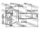 Шрус наружный 23x60x27 HYUNDAI SONATA EF 02 2001-2 A47