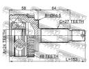 Шрус наружный 24x64.5x27 HYUNDAI IX35/TUCSON 10 (2 A48