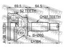 ШРУС НАРУЖНЫЙ 26x60x27 (HYUNDAI SANTA FE (BB) 2000 A52